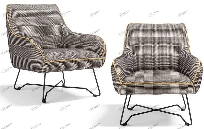 Egoitaliano Кресло из ткани с подлокотниками Namy sun-id-1357953