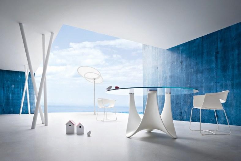 Roberti Круглый садовый стол из стекловолокна Coral reef sun-id-1421239 - Вид №2