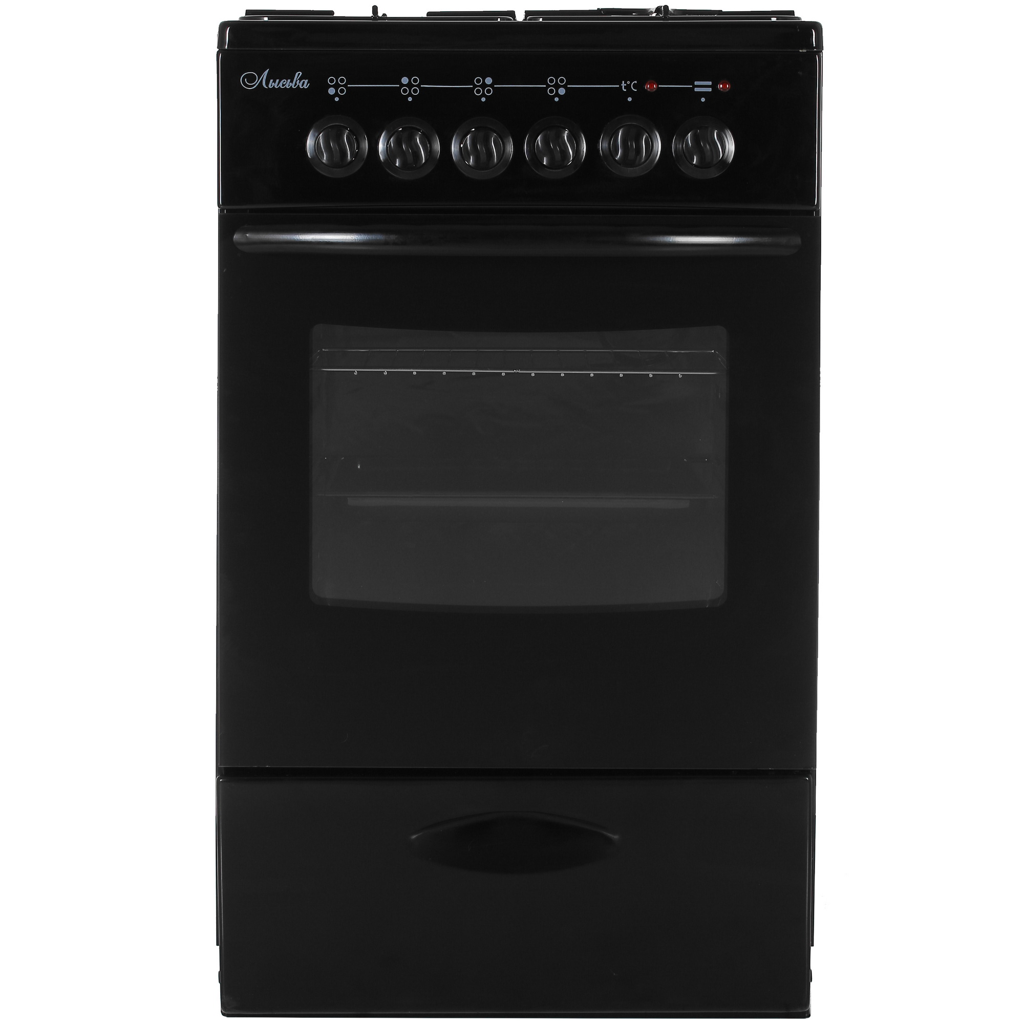 8141010 Комбинированная плита Лысьва ЭГ 401 МС-2у черный STDN-0106035