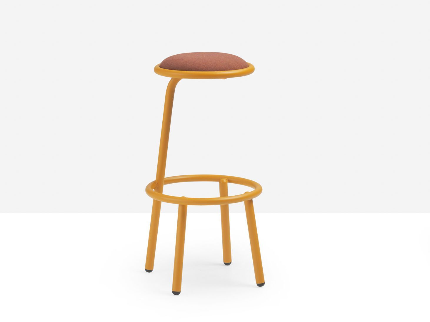 Высокий стул с обитым сиденьем Midj Less ARCH-00110508 - Вид №1