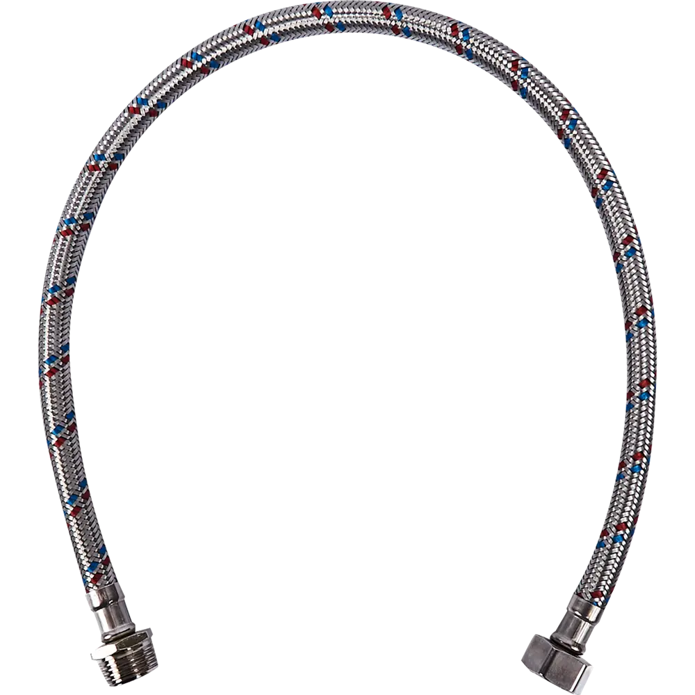 Гибкая подводка для воды ДТРД 60 см x 1/2" наружная-внутренняя резьба STLM-2014236 - Вид №2
