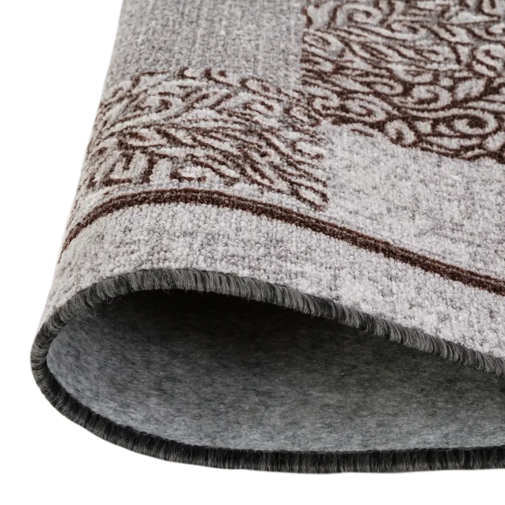 Дорожка ковровая «Вербена» 1 м, цвет серый ВИТЕБСКИЕ КОВРЫ STLM-2025116 - Вид №2