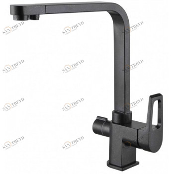 Zorg ZR 334 YF черный металлик Смеситель для кухни Zorg 320х220 