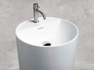 Напольная раковина стоящая овальная AQUAdesign