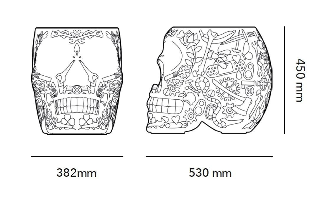 Табурет / журнальный столик из полиэтилена Qeeboo Мексика ARCH-00119964 - Вид №5
