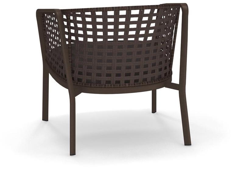 emu Кресло для отдыха из алюминия и квадратной плетеной веревки Carousel 1217 - Вид №3