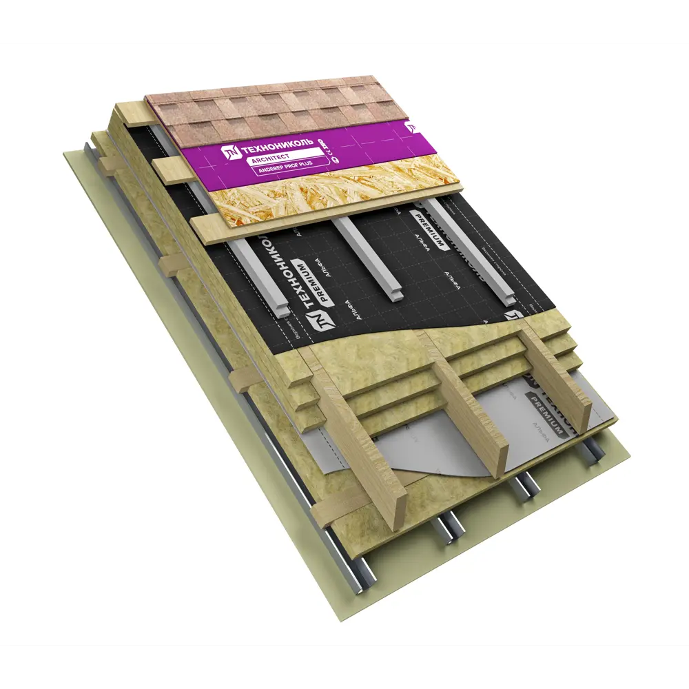 Черепица гибкая Shinglass Классик Кадриль яшма 3 м² ТЕХНОНИКОЛЬ STLM-2011775 - Вид №5