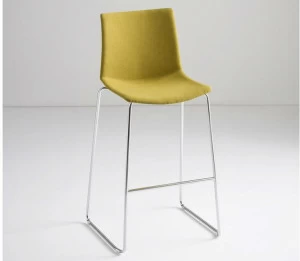 GABER Высокий табурет, обитый саночной тканью