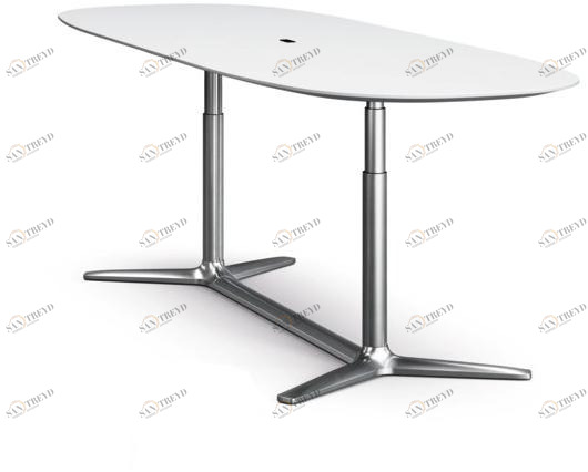 Brunner Овальный стол с регулируемой высотой из hpl Lift 7882