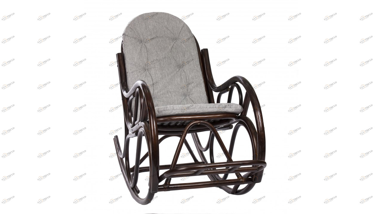 Кресло-качалка Classic IMPEX  040199 Коричневый;серый 