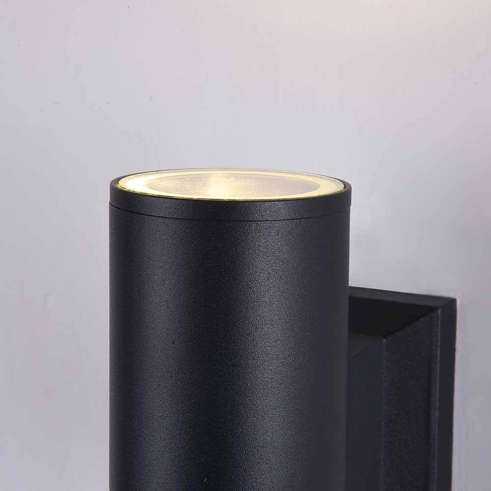 Уличный настенный светильник чёрный 13 см Maytoni Bowery O574WL-01B MAYTONI BOWERY 00-3897858 Черный - Вид №1