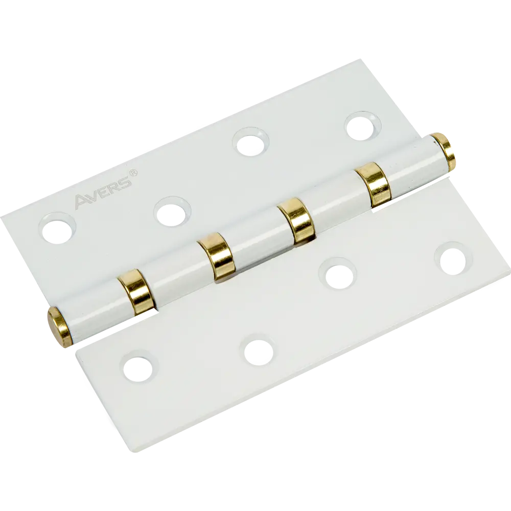 82153509 Петля универсальная B4-W/G 100x70x2.5 мм, цвет белый STLM-0020594 AVERS 