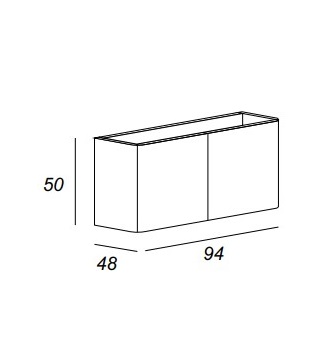 Мебель для ванной CEZARES LIVERPOOL 54663 Rosso - Вид №2