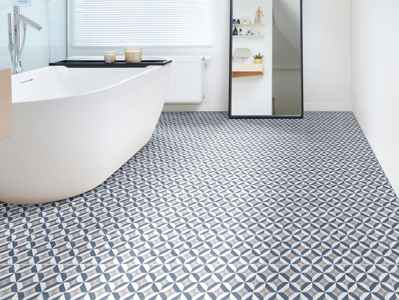 Нескользящий виниловый пол с цементным эффектом BEAUFLOR Plaza ARCH-00007753