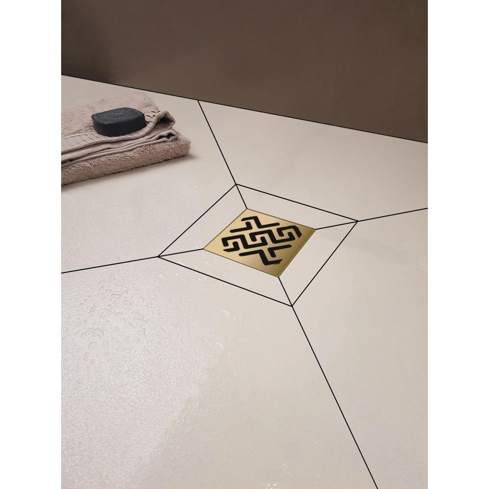 092060 Трап водосток PLATZ Antik 100х100  Berges PLATZ Antik  - Вид №1