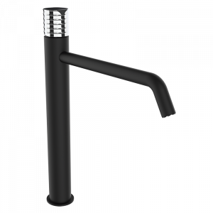 75550752 PREMIUM Черный XXL Умывальник смеситель Черный-Хром GRB MIXERS