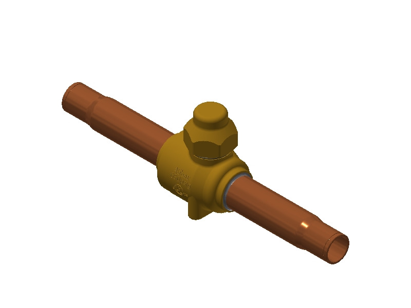 Danfoss GBC — Запорные шаровые краны для CO2 45 бар GBC 6s Кран запорный шаровой 009L7553  - Вид №5