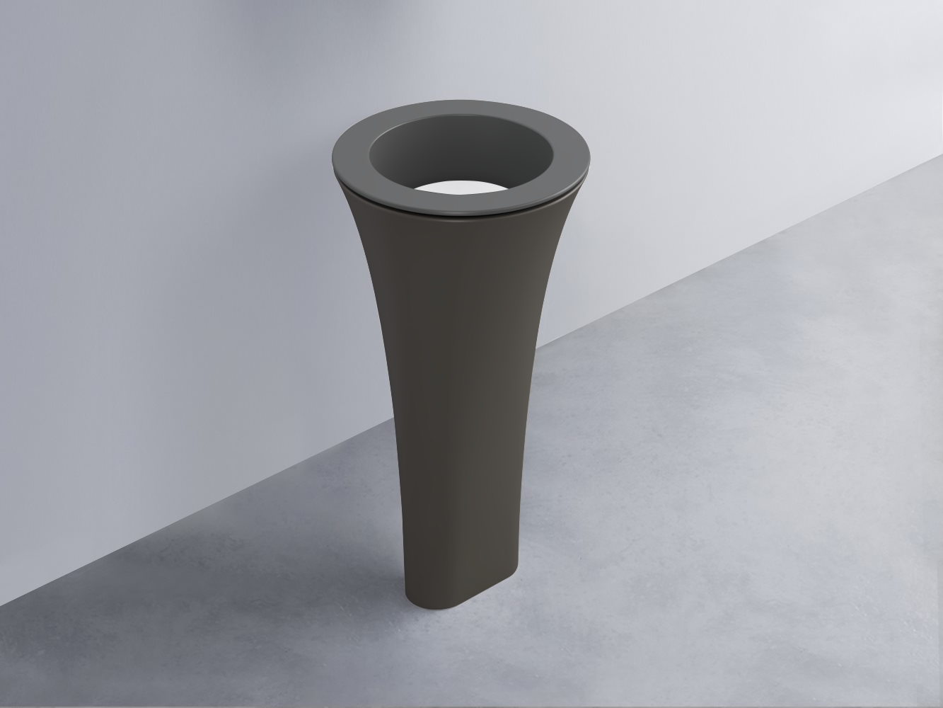 AMLA45-CM+AMPILT-BL+AMCOLT-FN Раковина Amedeo Tondo отдельностоящая cielo Enjoy + Amedeo Ceramica Cielo