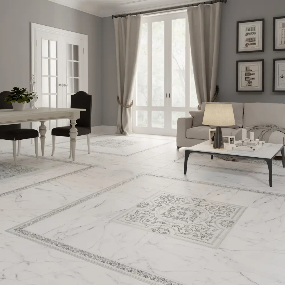 Угловой элемент Бьянка Carrara 10х10 см цвет белый 17632506 STLM-2144546 LB CERAMICS  - Вид №3