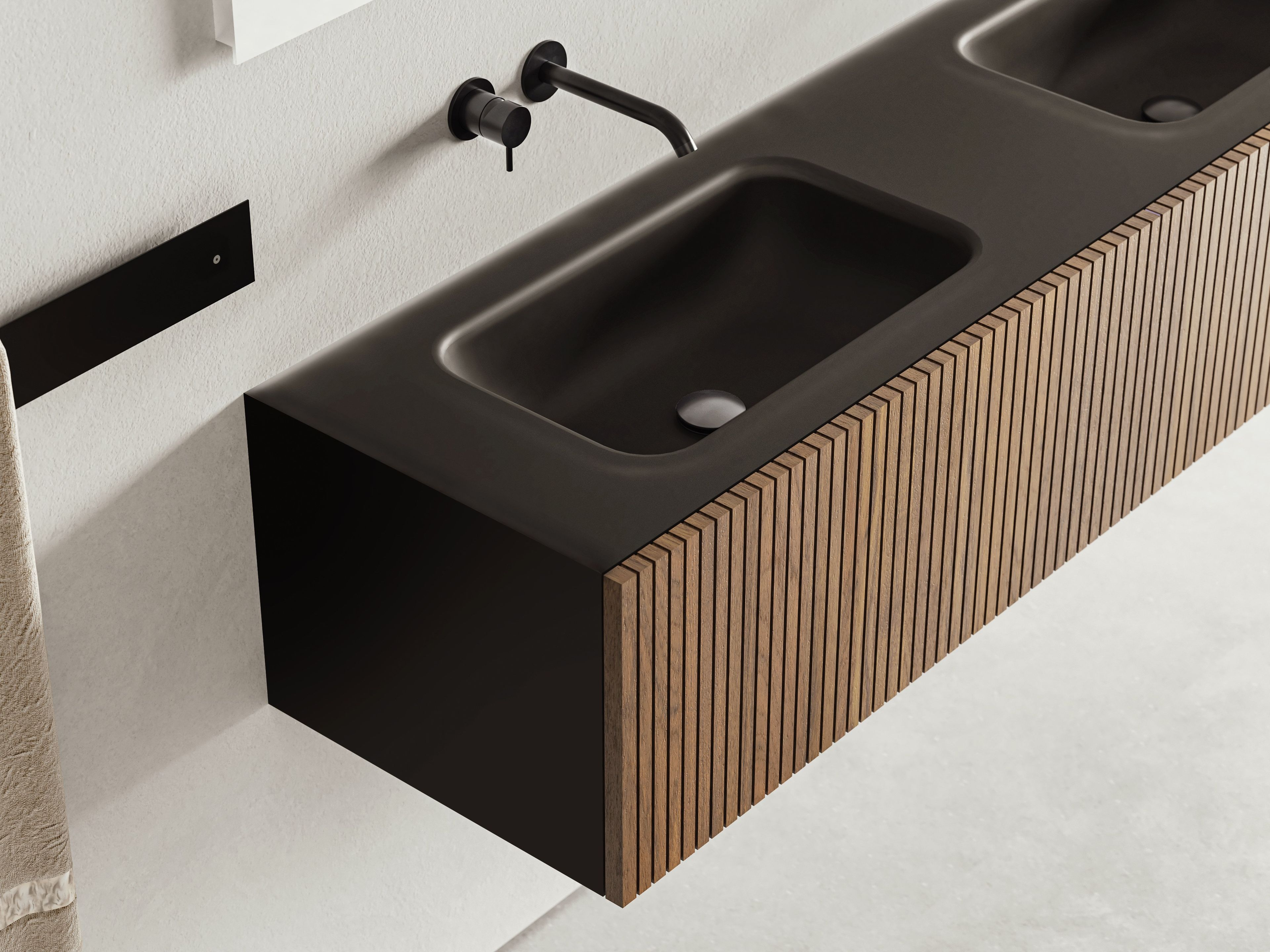 Шкаф для раковины из тикового дерева с дверцами Moab Door ARCH-00136600 - Вид №1