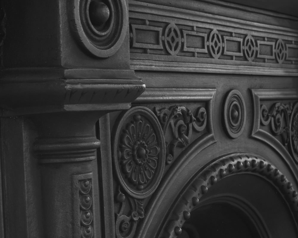 RX063 Комбинированный камин из чугуна из твида Сarronheating  - Вид №3