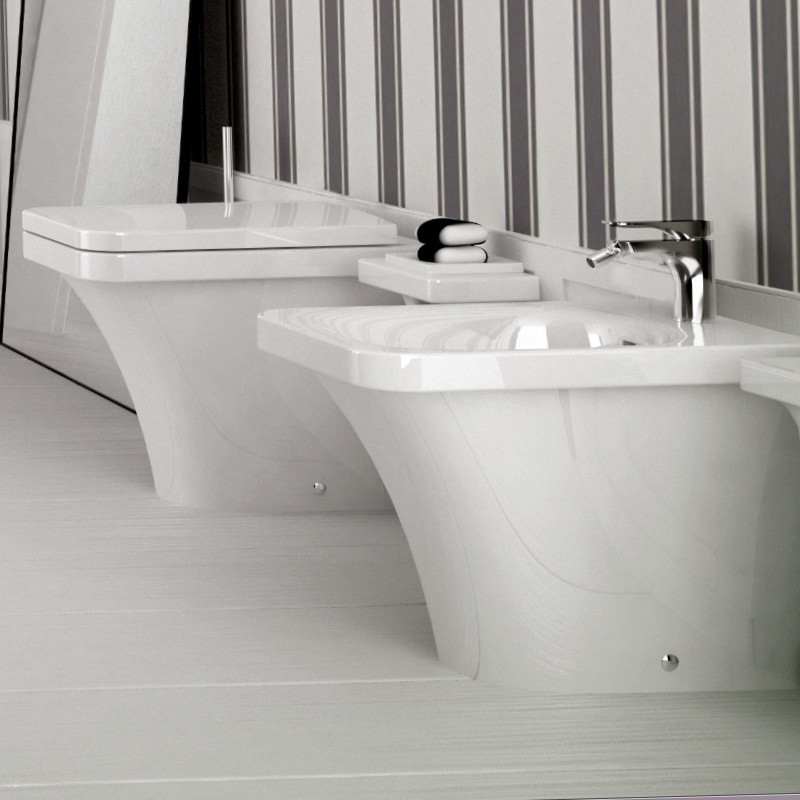 18917 Биде напольное FLAT Ceramica Hidra - Вид №5