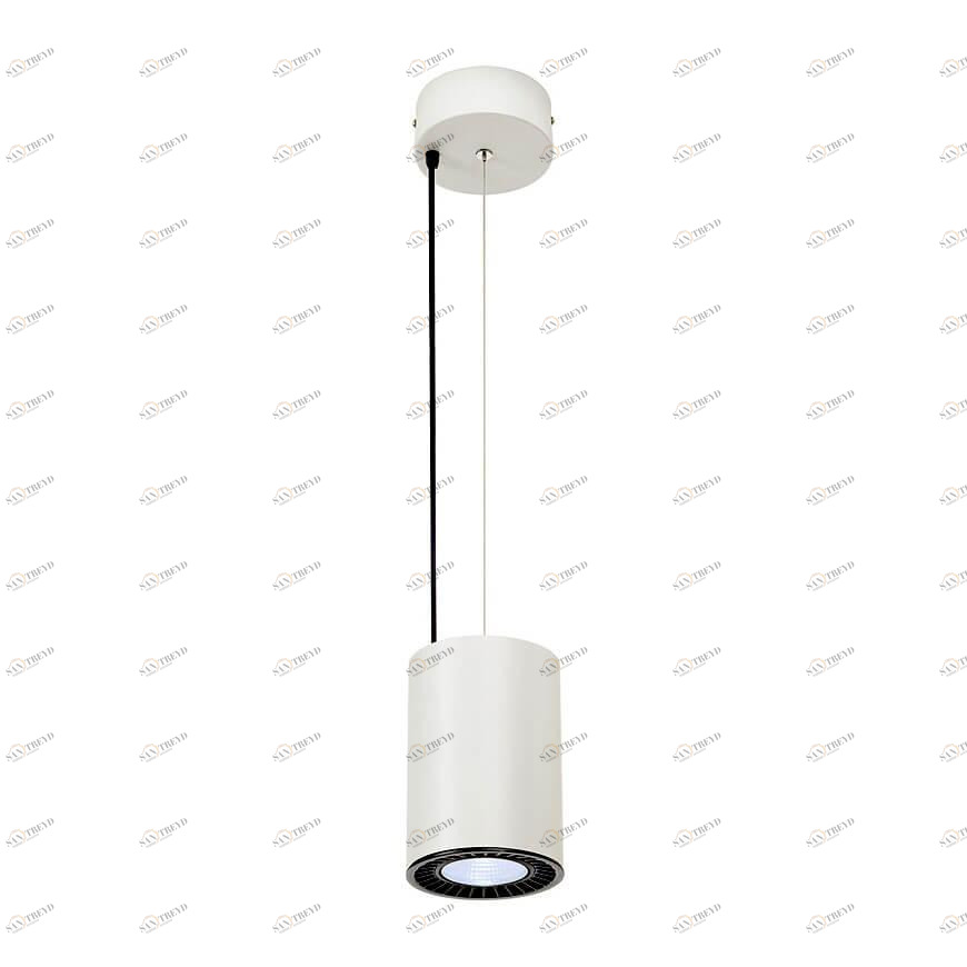 Подвесной светильник белый цилиндр SLV Supros PD 133151 SLV ДИЗАЙНЕРСКИЕ, SUPROS PD 00-3889775 Белый 
