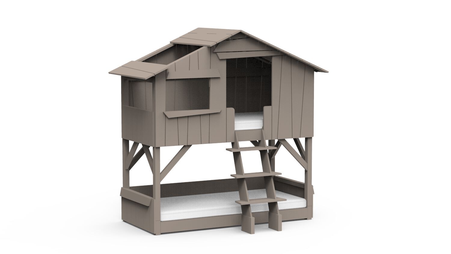 Двухъярусная кровать из МДФ Mathy by Bols TREEHOUSE BEDS &amp ARCH-00140859 - Вид №23