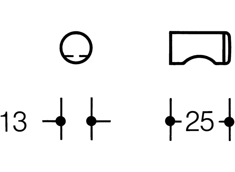557.13B мебельная ручка HEWI USA Produkte  - Вид №16