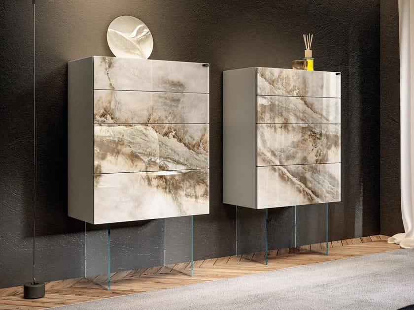 Стеклянный комод Lago 36e8 ARCH-00018715