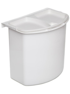 Контейнер для мусора на дверцу Theta 7 White