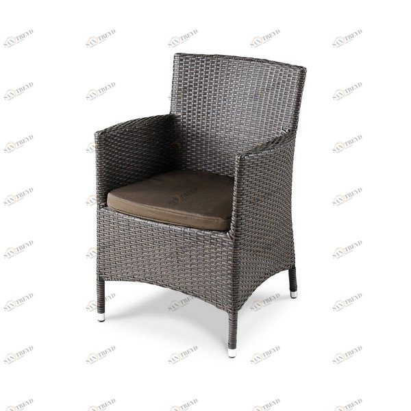 Кресло из искусственного ротанга Brown AFINA  130583 Коричневый 