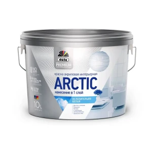 Краска акриловая Arctic цвет белый 10 л база 1 16302302 STLM-2176530