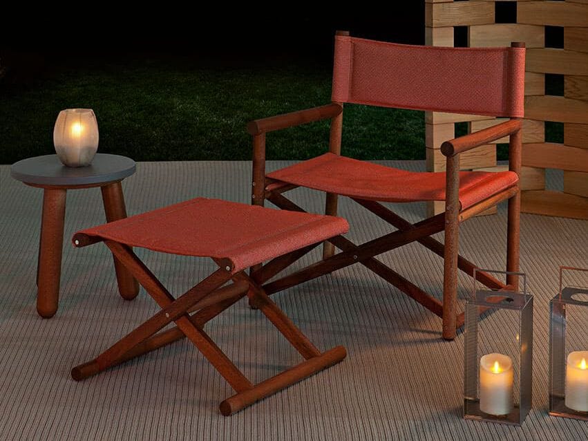 Садовое кресло из красного дерева с подлокотниками Exteta окрестности ARCH-00128010