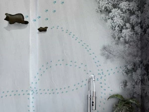 Wall&decò Обои для ванной Wet system 20 Wet_go2001 / wet_go2002