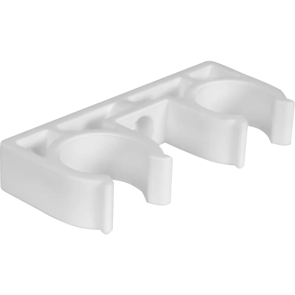 Двойная настенная опора ПОЛИТЭК для труб 20 мм 13565908 STLM-0805880