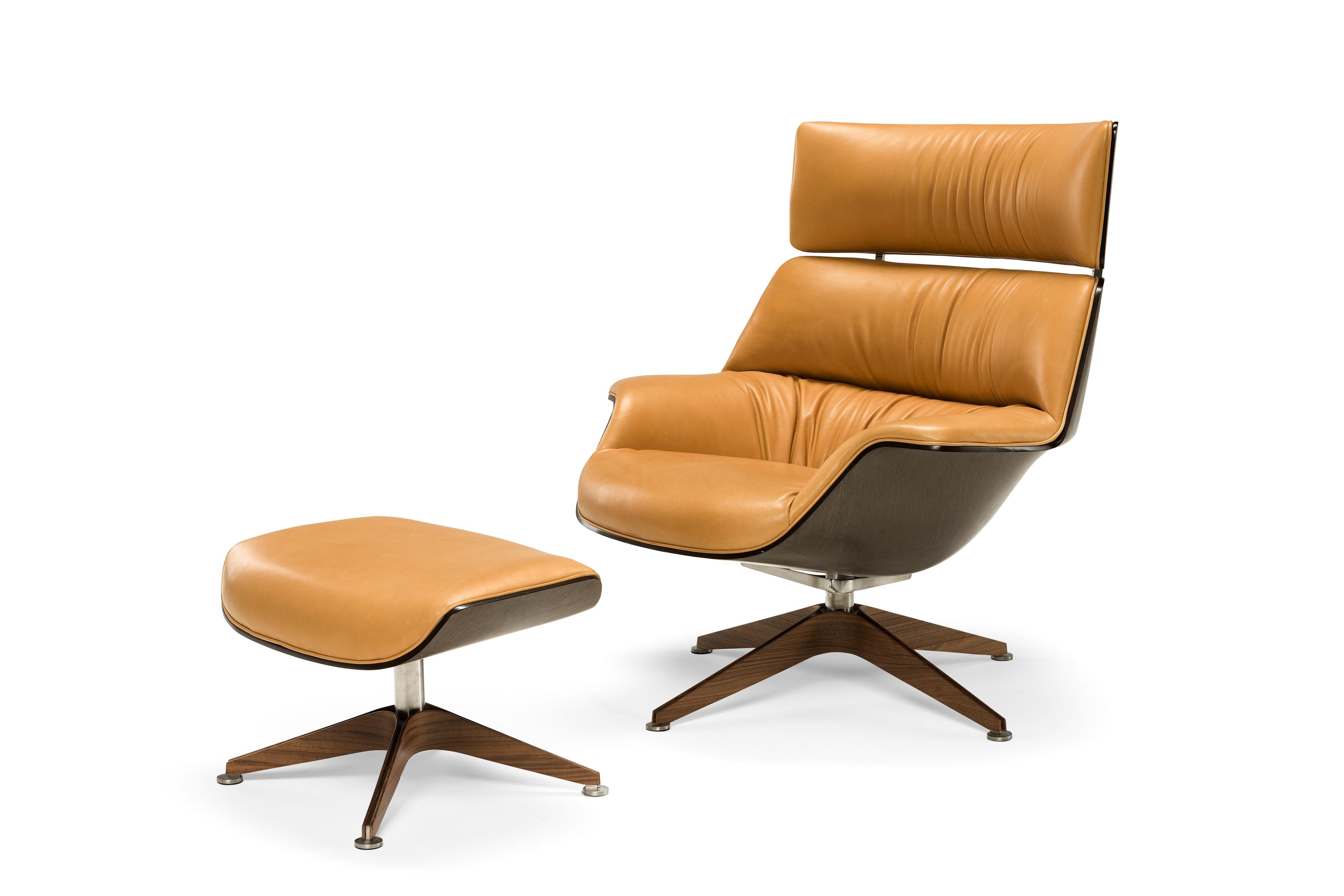 Спицевое вращающееся кресло с высокой спинкой Amura Coach ARCH-00090811 - Вид №22