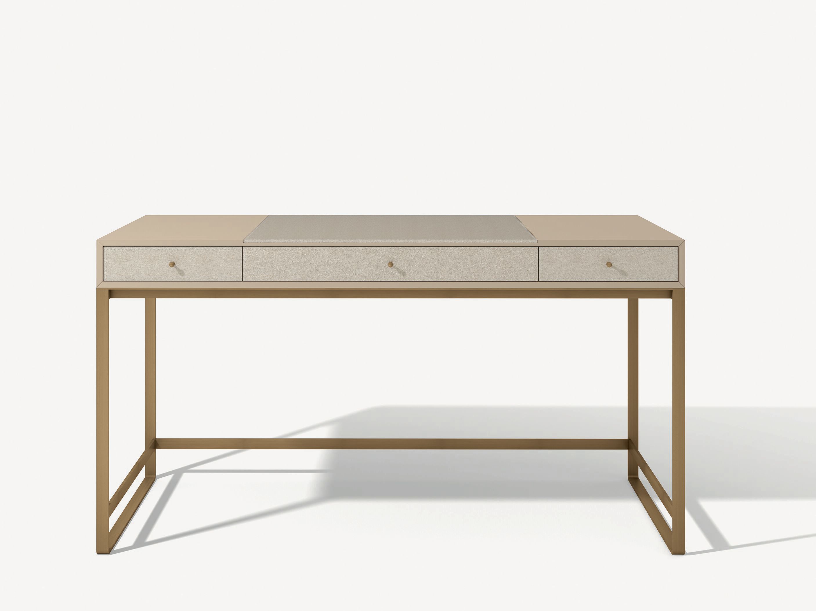 Деревянная и кожаная консоль с металлическим декором OASIS Пруст ARCH-00136121 - Вид №1