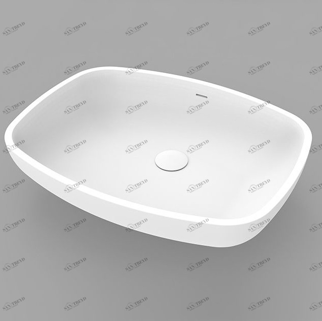 CAL0426 Накладная раковина на столешницу  овальная Dimasi 