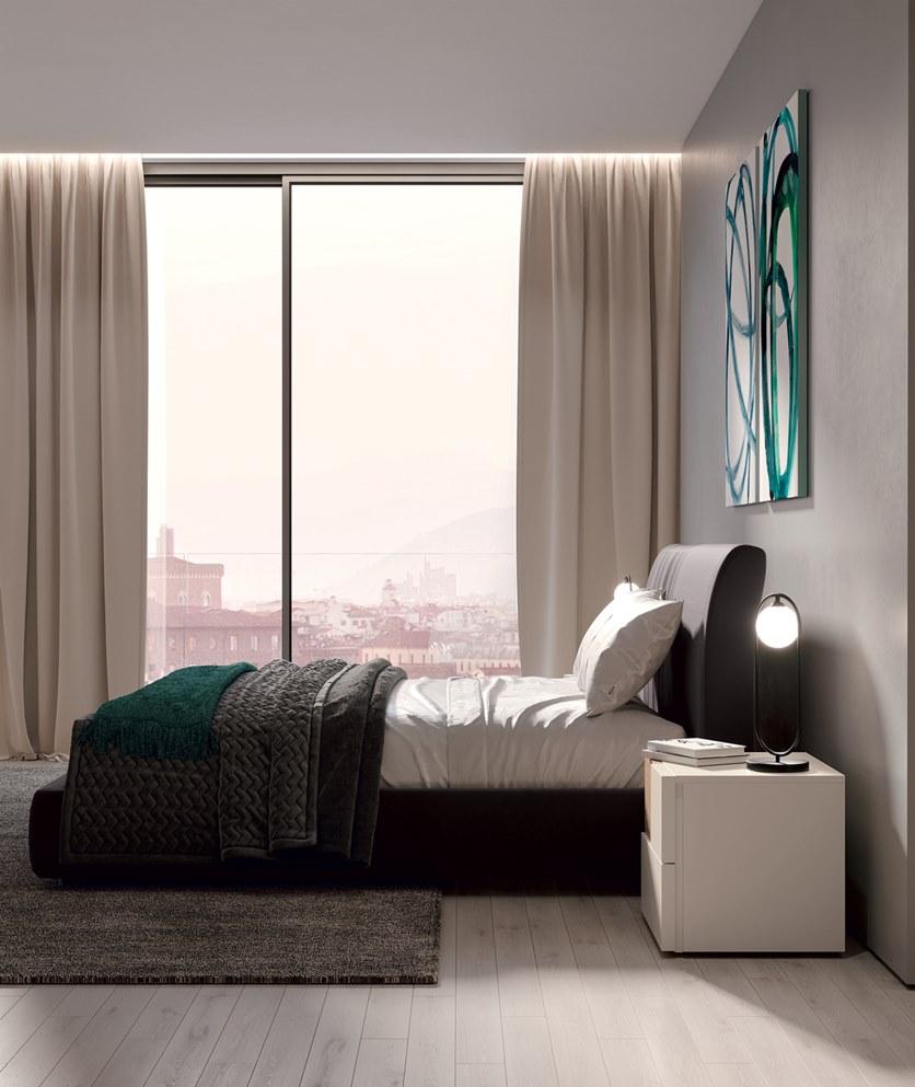 Febal Casa Лаковая прикроватная тумба с ящиками Jean sun-id-1493924 - Вид №2