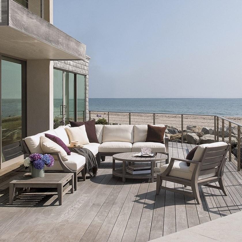 JANUS et Cie Центральный модуль из тика для модульного дивана Relais sun-id-1431338 - Вид №9