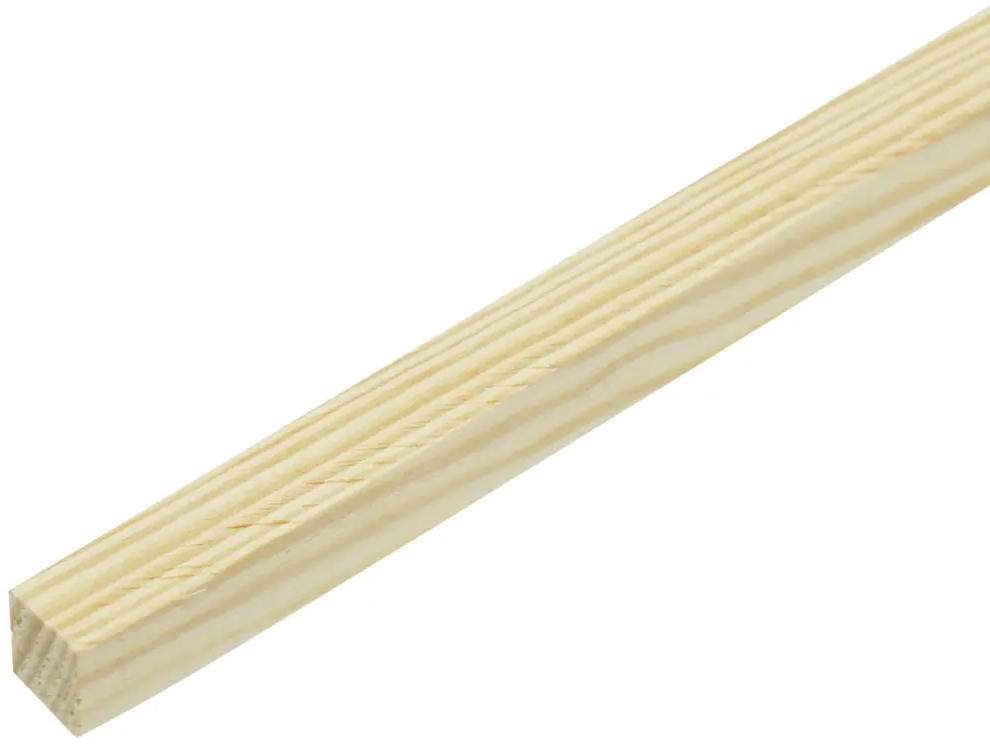 Штапик квадратный Santreyd для окон и мебели 9x9 мм 18262990