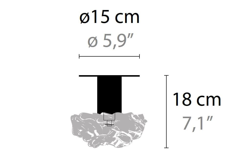 Металлический потолочный светильник ILFARI Цветок из Амстердама ARCH-00089965 - Вид №1