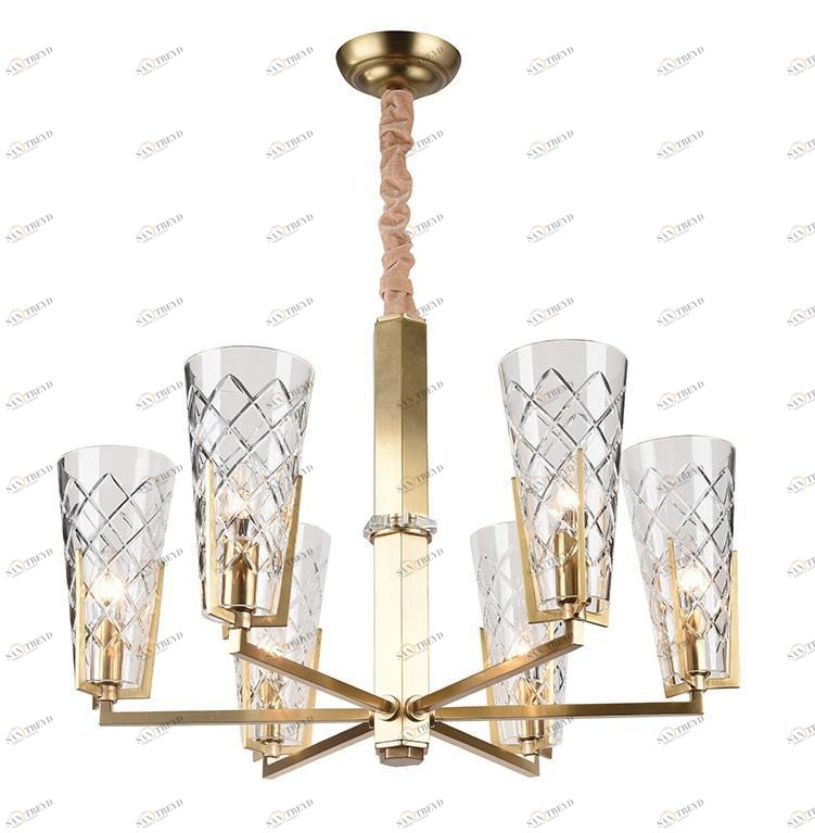 Подвесная люстра Newport 3516/C NEWPORT ДИЗАЙНЕРСКИЕ 278907 Латунь 