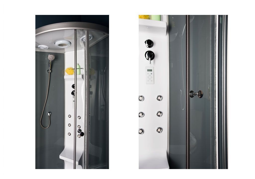 Душевая кабина Aquanet Antares 90x90, прозрачное стекло 00173480 - Вид №4