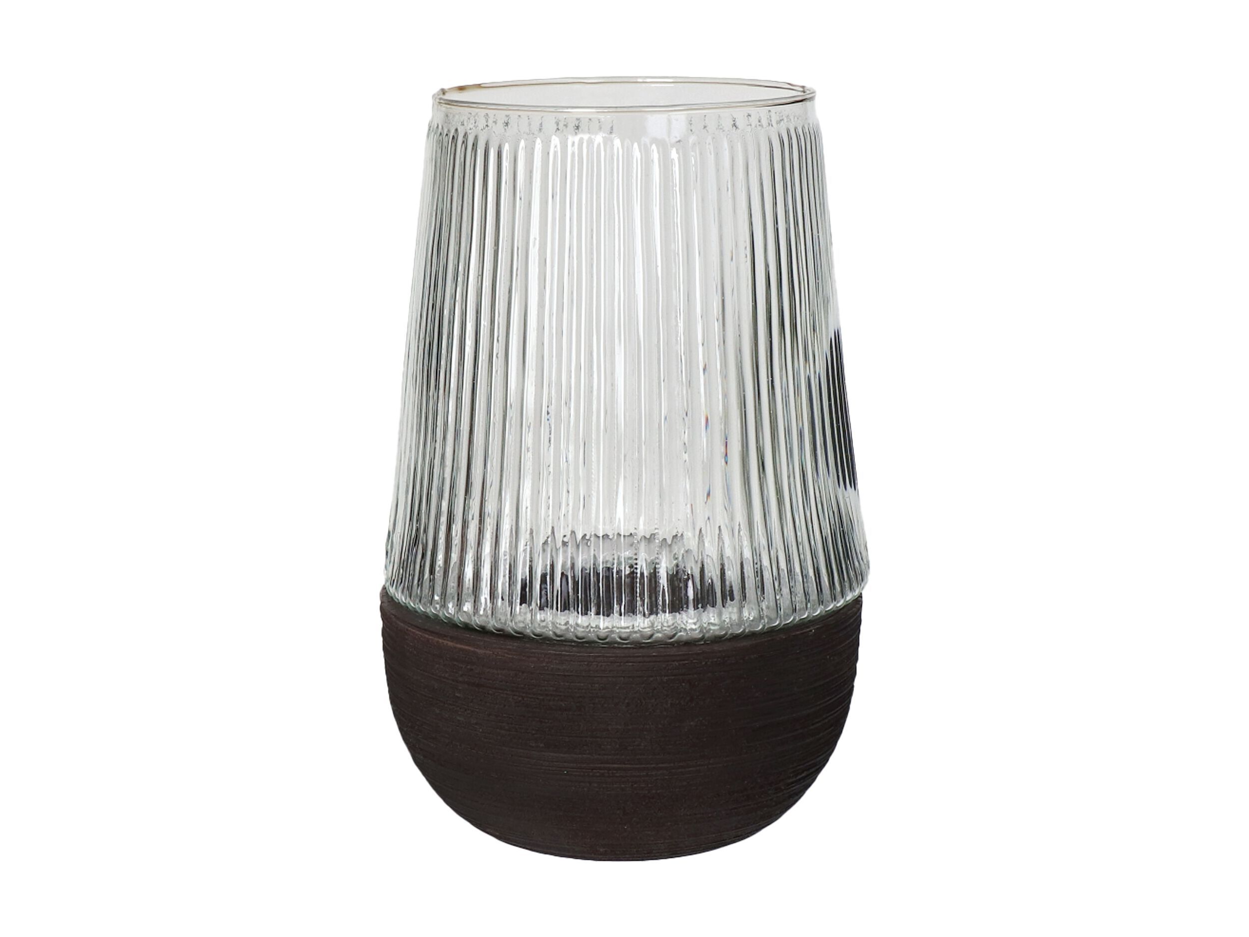 Деревянная и стеклянная ваза / подсвечник POMAX Arbre ARCH-00038800