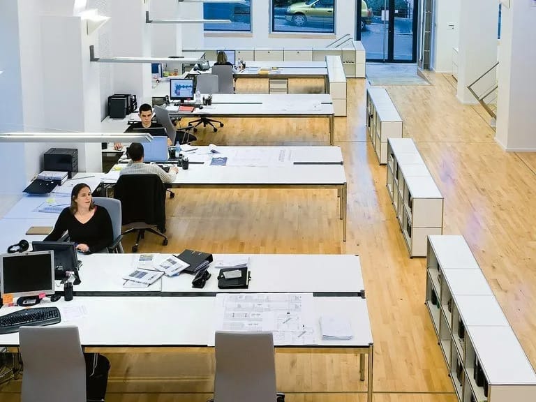 Прямоугольный рабочий стол из ламината USM USM Haller Table ARCH-00149112 - Вид №6