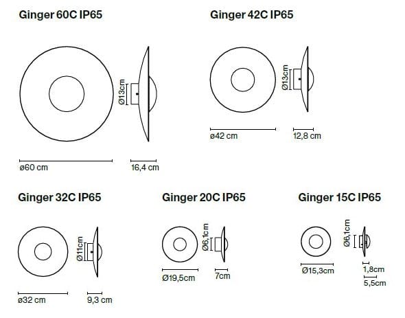 Алюминиевый светодиодный наружный настенный светильник Marset Имбирь ARCH-00134945 - Вид №12
