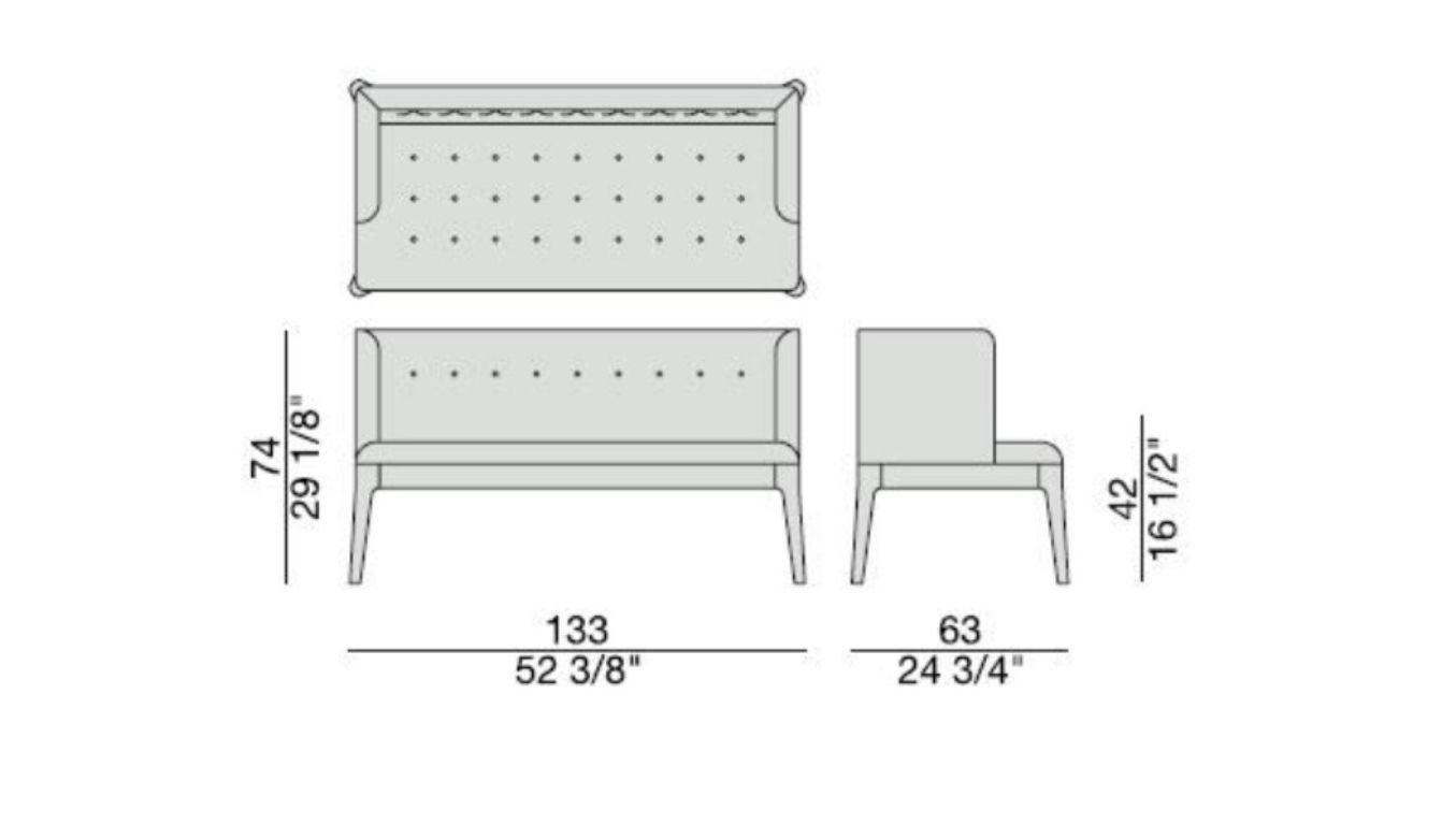 Ткань диван Porada Soul ARCH-00072214 - Вид №2