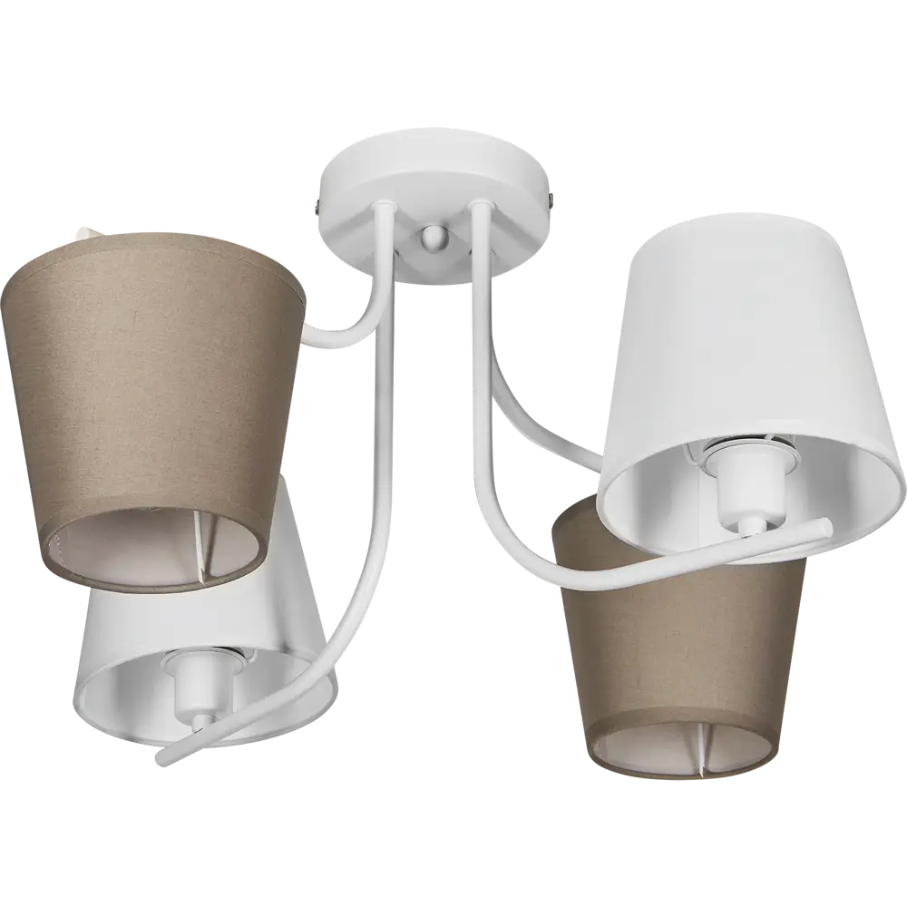 Люстра потолочная Chris 3154-304 4 лампы 12 м² цвет белый Rivoli STLM-2013103 - Вид №2